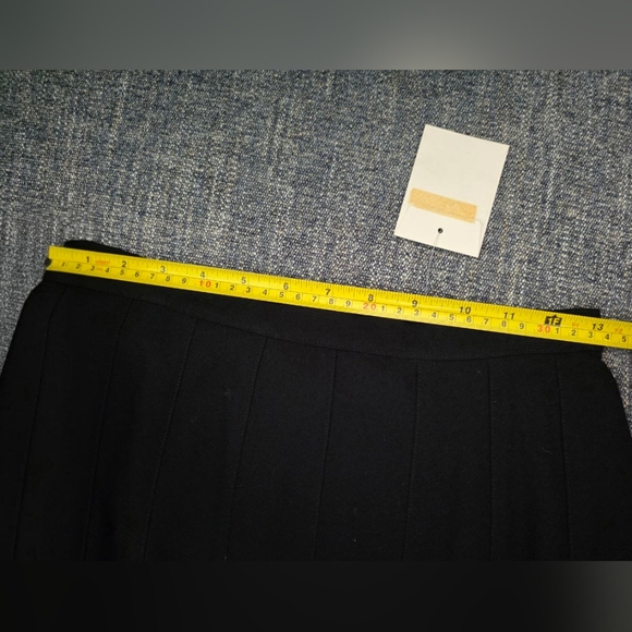 📣Reflections Images of You Navy Lined long Skirt 🆕 😍 Size 4 Open Pleats - Picture 6 of 7